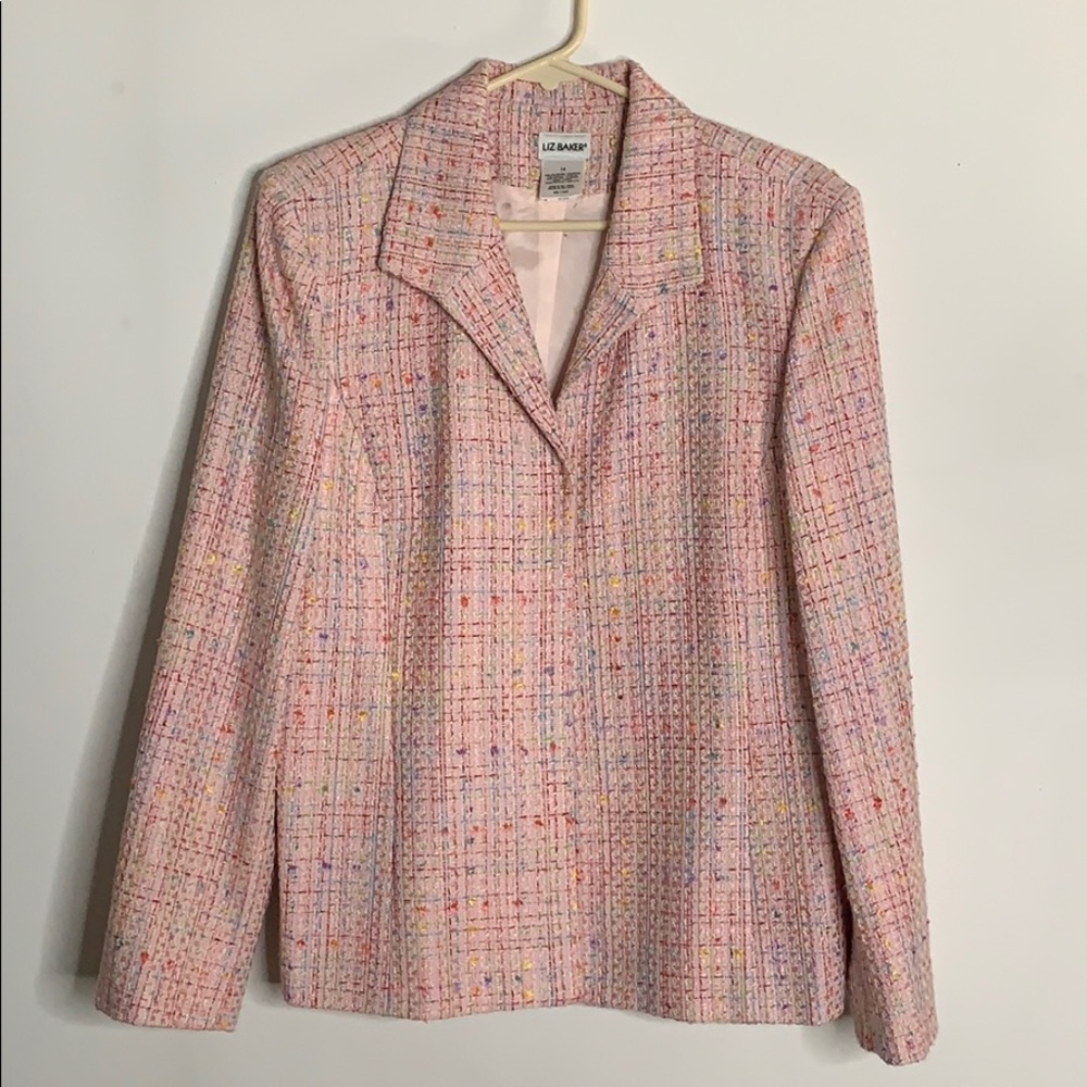 Vintage Liz Baker Tweed Blazer